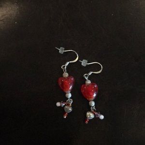 Heart earrings